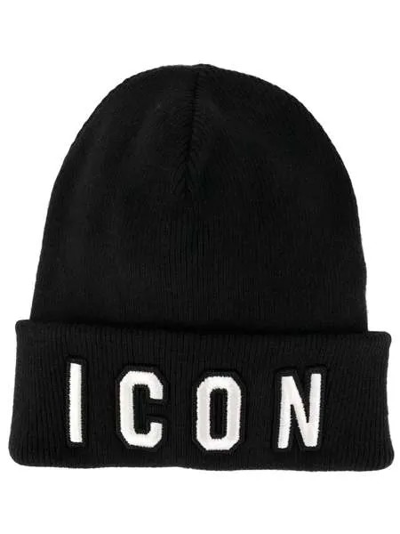 Dsquared2 шапка с вышивкой 'ICON'