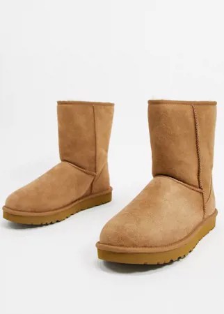 Классические короткие сапоги коричневого цвета UGG-Коричневый