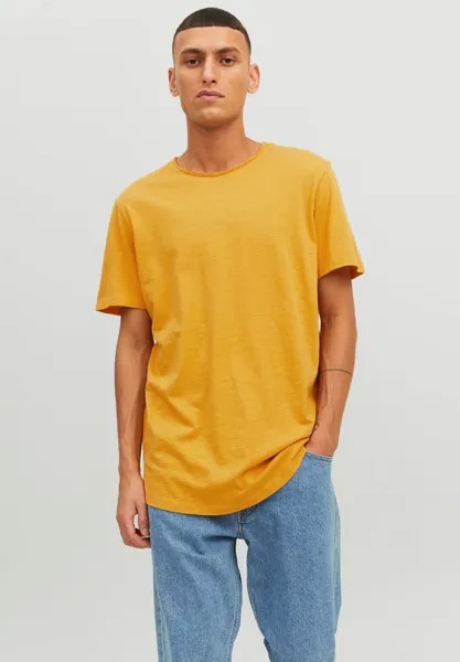 Базовая футболка JJEBASHER TEE O NECK Jack & Jones, медово-золотой