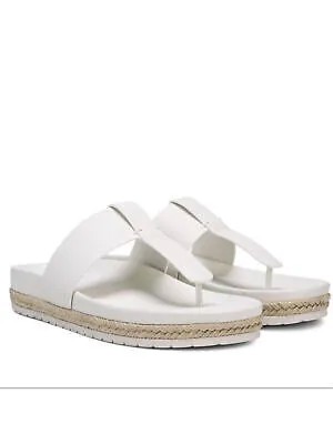 ВИНС. Женские сандалии Pannacotta White Footbed Avani Platform Slip On Thong Sandals 9 M
