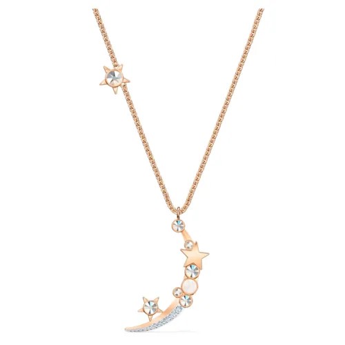 Колье SWAROVSKI, кристаллы Swarovski, длина 38 см, золотой