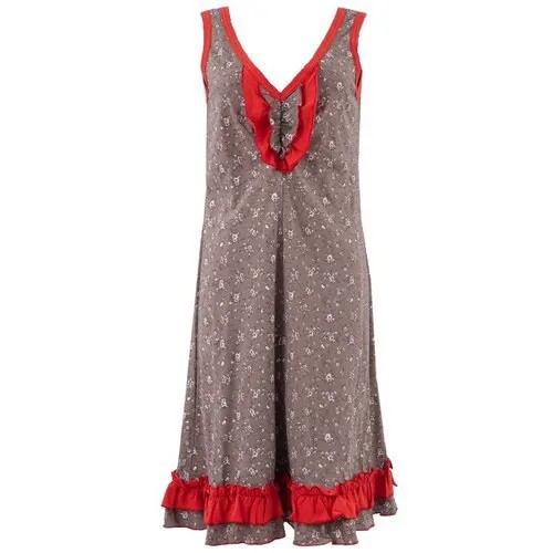 Платье La Pastel, размер 44, коричневый, красный