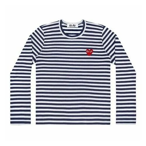 Лонгслив Comme des Garcons PLAY, размер M, синий