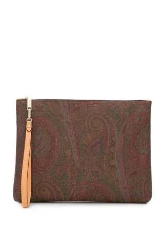 ETRO paisley patterned clutch bag