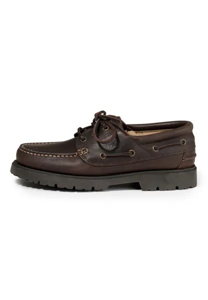 Топсайдеры Tarmac Aigle, цвет dark brown