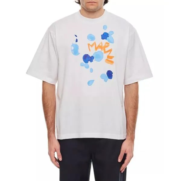 Футболка t-shirts and polos Marni, белый