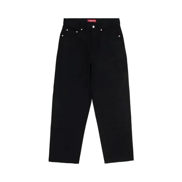 Джинсы Supreme Rigid Baggy Selvedge Jean, черный