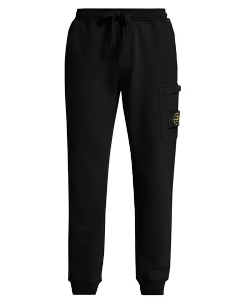 Спортивные штаны из флиса Stone Island, черный