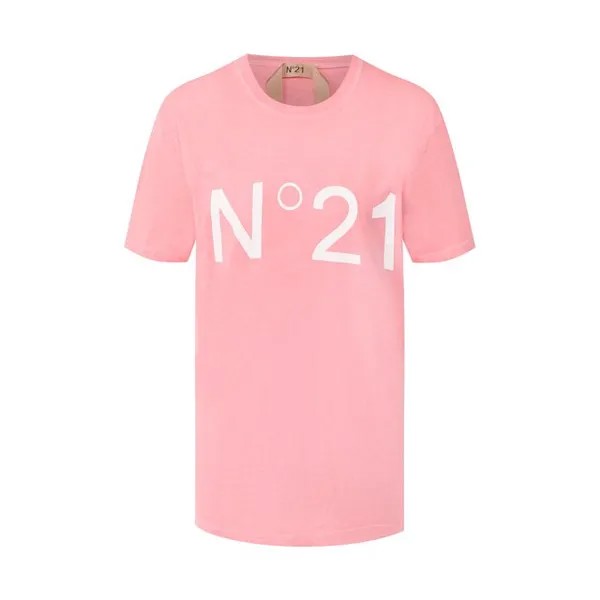 Хлопковая футболка No. 21