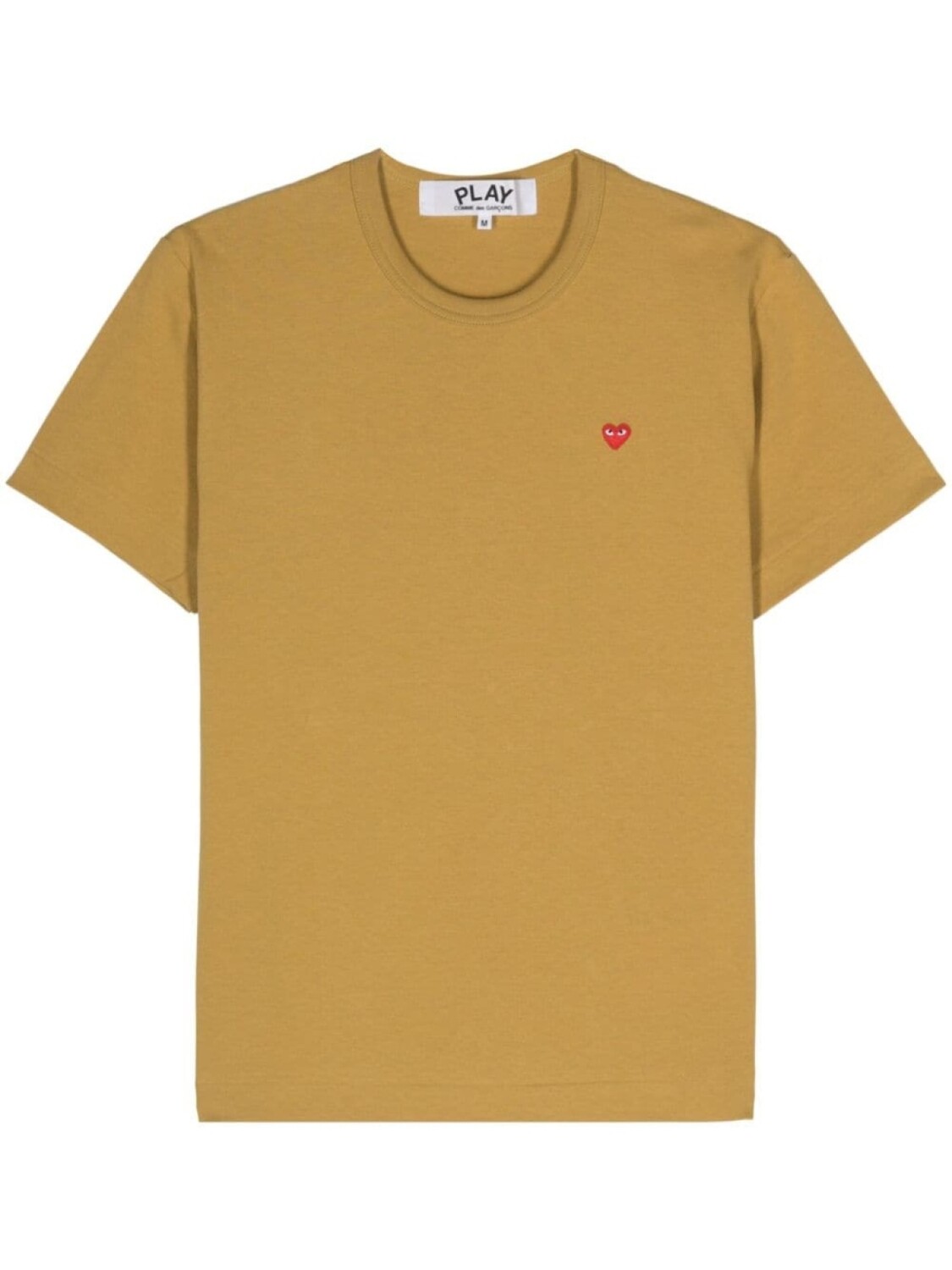 Comme Des Garçons Play футболка с логотипом, желтый