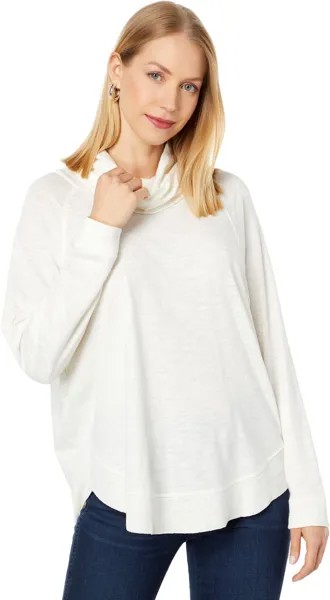 Пуловер Lilla P Rib Trim Dolman Turtleneck, слоновая кость