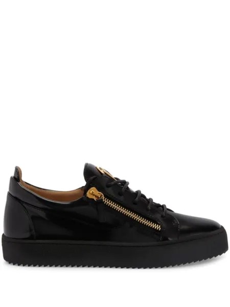 Giuseppe Zanotti кеды Frankie с молниями, черный