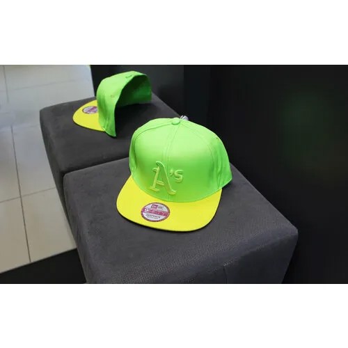 Кепка NEW ERA, размер 56 - 60, желтый, зеленый
