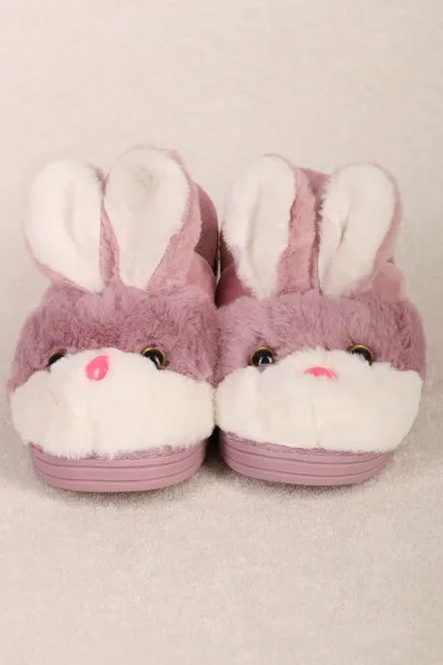 Тапочки женские AlmondShop ТР-27 К-662.С3 сиреневые 37 RU