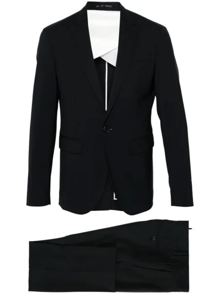 Dsquared2 костюм из вирджинской шерсти с однобортным пиджаком, синий