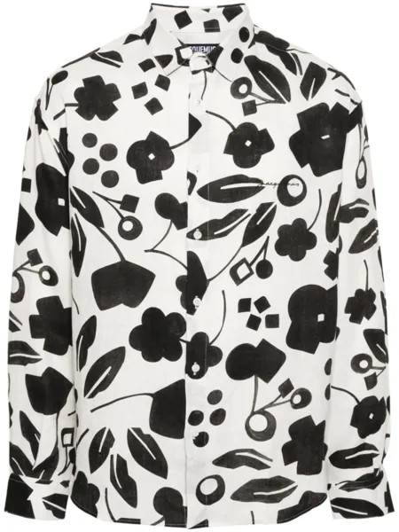 Jacquemus рубашка La Chemise Simon, нейтральный цвет