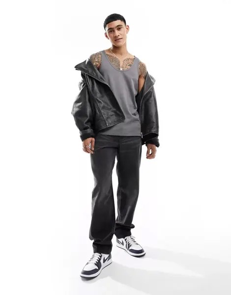 Угольная майка ASOS