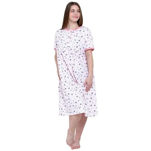Сорочка  Натали, размер 60, розовый