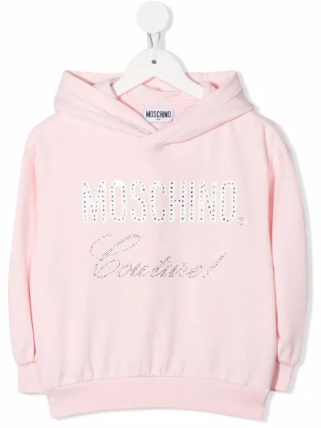 Moschino Kids худи с логотипом