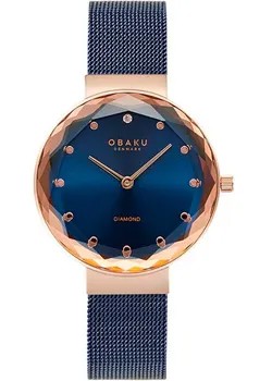 Fashion наручные  женские часы Obaku V300LXVLML. Коллекция Diamond