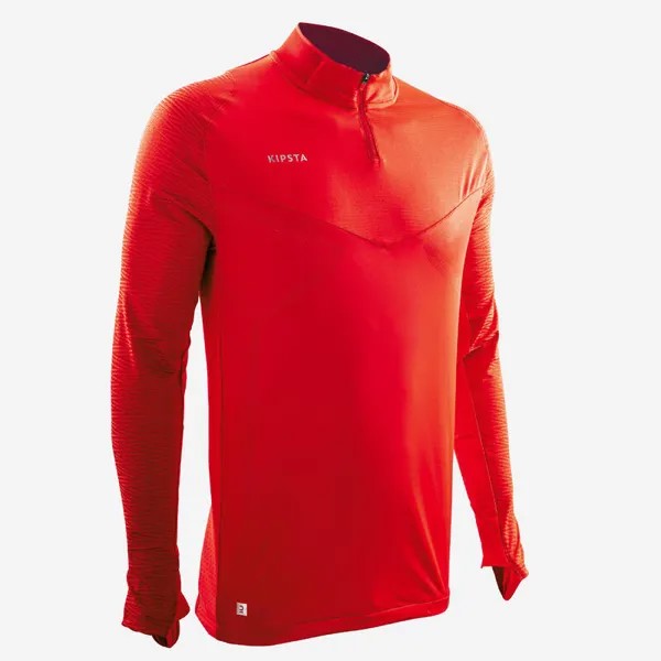 Женская/мужская футбольная толстовка - CLR красная KIPSTA, цвет rot