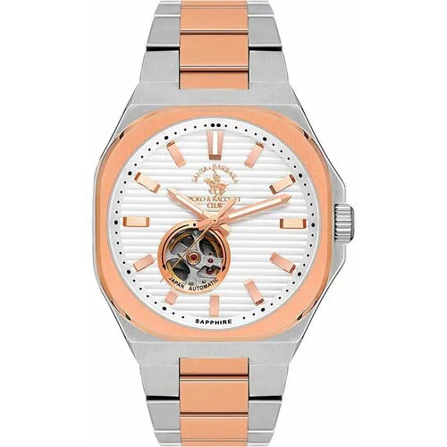 Наручные часы SANTA BARBARA POLO & RACQUET CLUB Luxury, бежевый, серебряный