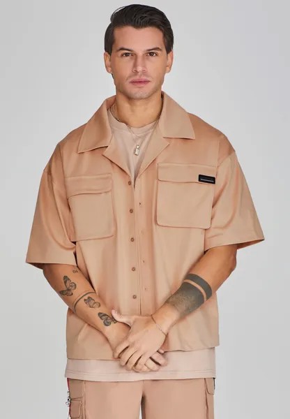 Рубашка Flight Utility SIKSILK, коричневая