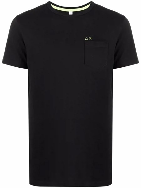 Sun 68 футболка с карманом и вышитым логотипом