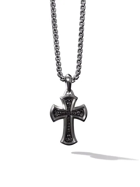 David Yurman Petrvs Cross diamond pendant