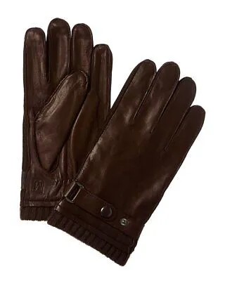 Мужские перчатки Bruno Magli из смесовой шерсти и кожи