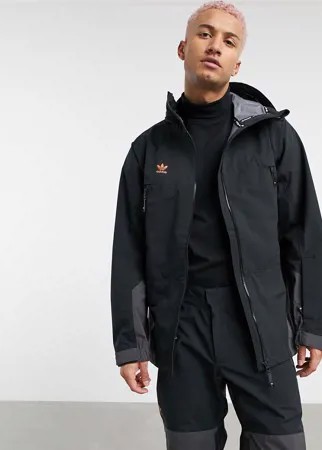 Черная зимняя куртка adidas Snowboarding 3L 20k-Черный цвет