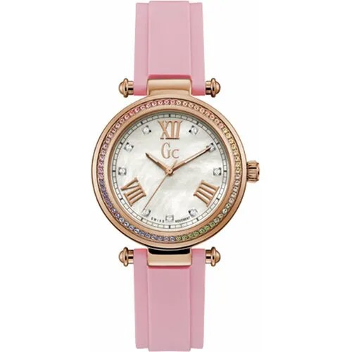 Наручные часы Gc Basic Y46004L1MF, золотой, розовый