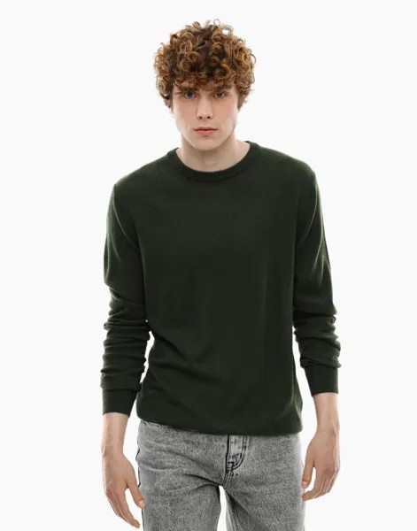 Джемпер мужской Gloria Jeans BSW002189 зеленый XL (52-54)