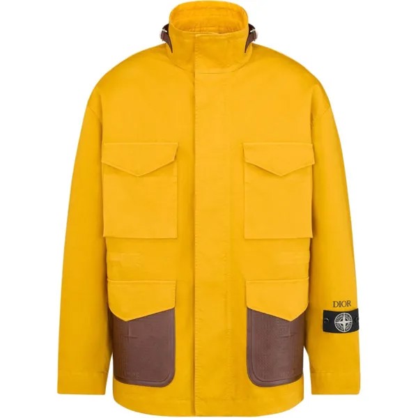 Stone Island X Куртка мужская желтая Dior, желтый