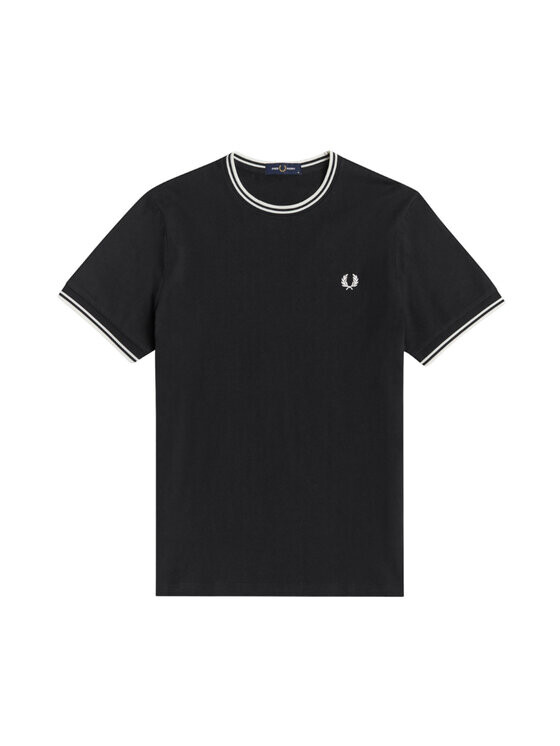 Футболка стандартного кроя Fred Perry, черный