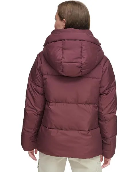 Пуховик Levi's Quilted Hooded Bubble Puffer, цвет Decedant Chocolate