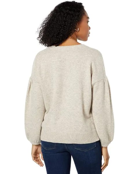 Свитер Madewell Wiltshire V-Neck Pullover Sweater, цвет Heather Cobblestone