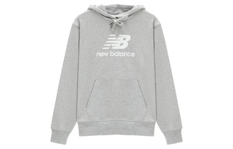 Толстовки и свитшоты унисекс New Balance, светло-серый