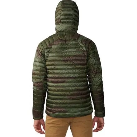 Пуховик с капюшоном Ghost Whisperer 2 мужской Mountain Hardwear, цвет Combat Green Calaveras Camo Print