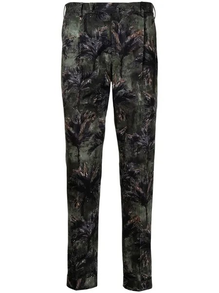 Pt01 брюки с принтом Tropical Forest