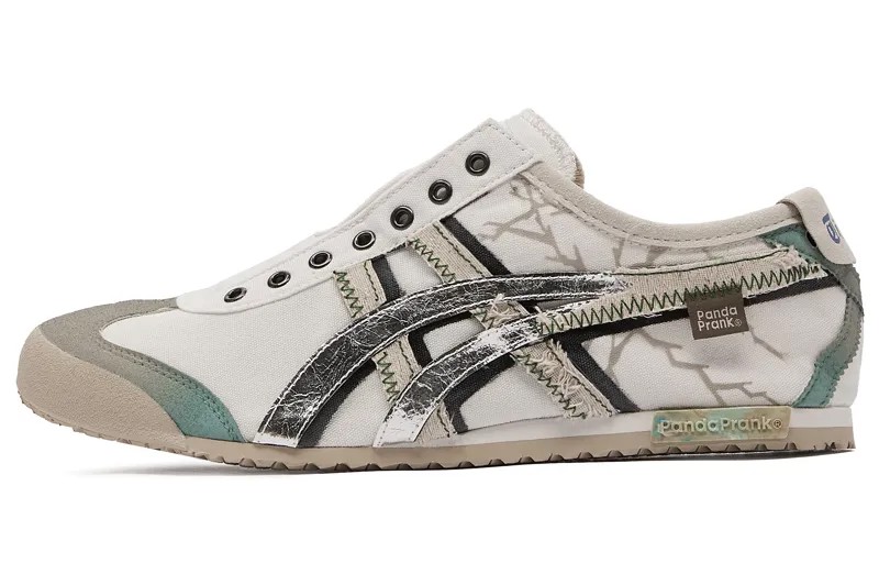 Кроссовки Onitsuka Tiger MEXICO 66 Lifestyle Shoes Unisex Low-top Black/White/Brown, черный/белый/коричневый