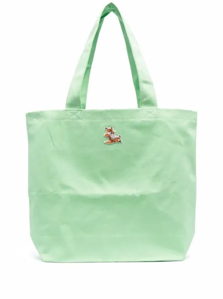 Maison Kitsuné сумка-тоут с логотипом и верхними ручками