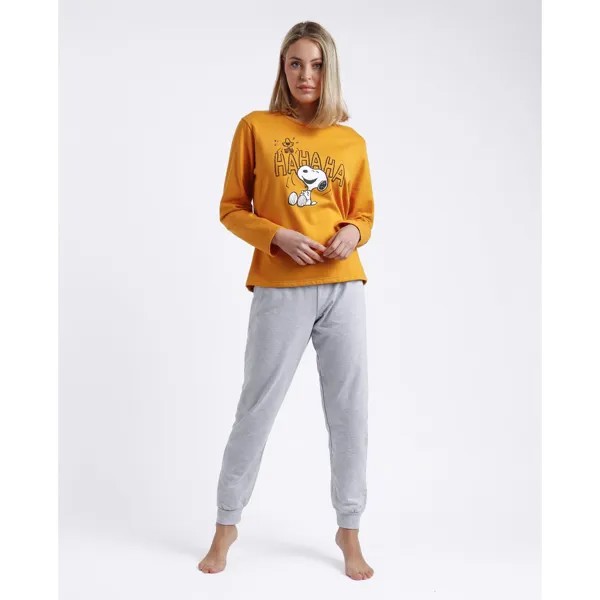 Пижама Snoopy Smile Giggle Laugh, желтый