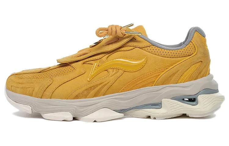 LI-NING 1990 1990 Lifestyle Shoes Men Low-top Mineral Yellow