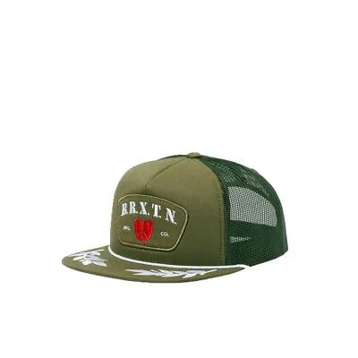 Кепка Brixton Peace Shield MP Snapback Trucker Hat (Olive Surplus) Кепка из пеноматериала