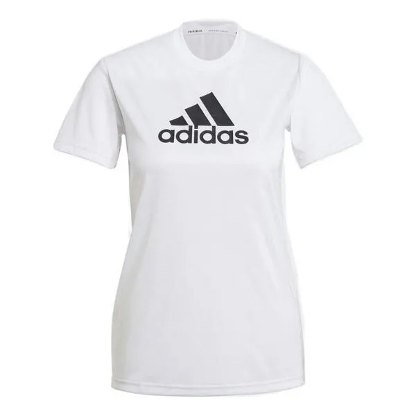 Футболка primeblue с логотипом 2 move, спортивная футболка, азиатские размеры Adidas, белый