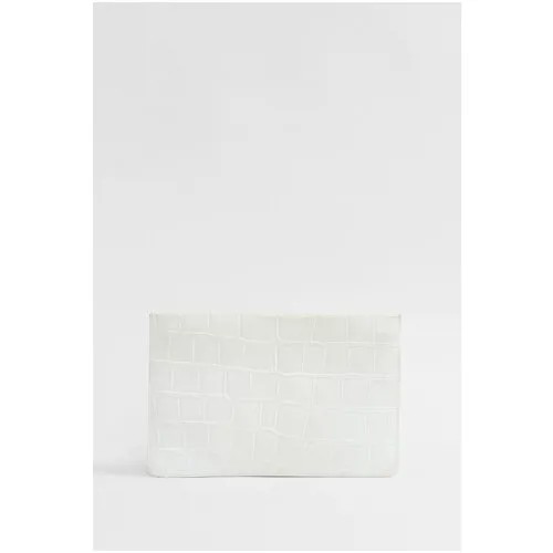 Ресейл сумка женская Jil Sander, Leather Bag , Белый, Отличное