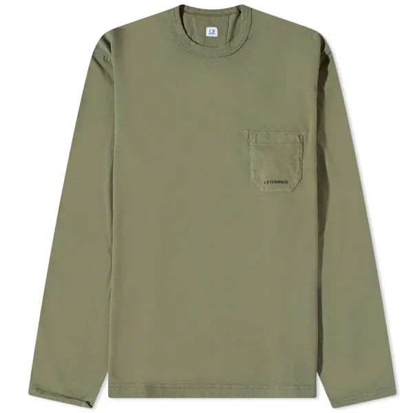 Футболка C.P. Company Long Sleeve Pocket Logo Tee