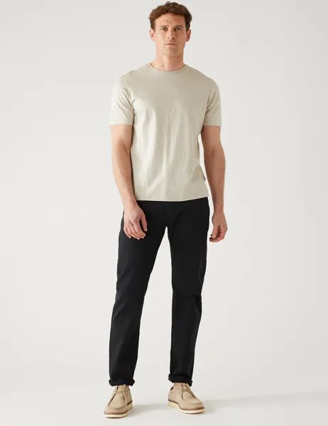 Джинсы прямого кроя 360 Flex Marks & Spencer, черный