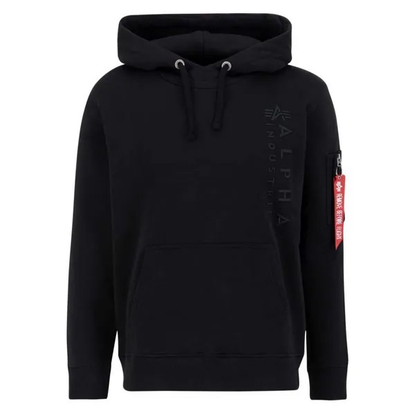 Худи Alpha Industries Emb, черный